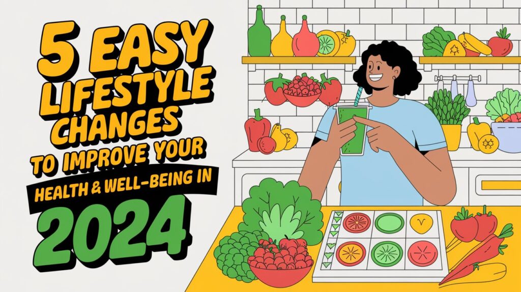 5 Easy Lifestyle Changes to Improve Your Health and Well-Being in 2024